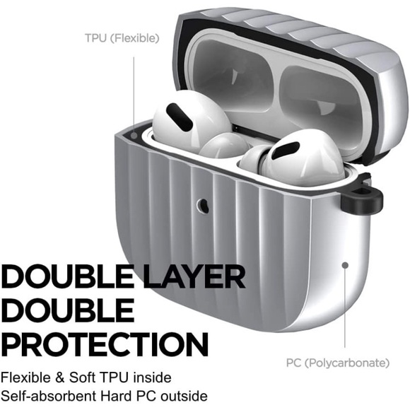 🆕Soft Hard AirPods 3rd Generation Compatible Protective Carrier Case - Picture 5 of 9